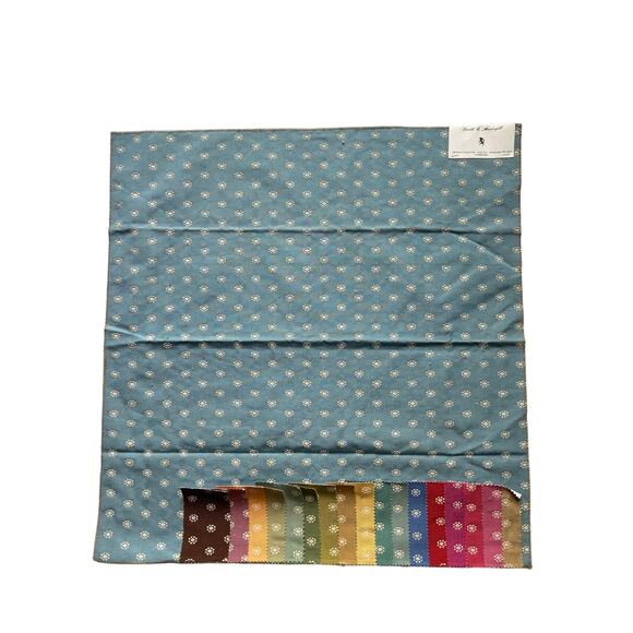 Brunschwig & Fils "Paulina Figured Texture" fabric floral vintage swatch 27x28 - Picture 1 of 5